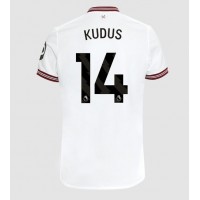 West Ham United Mohammed Kudus #14 Auswärtstrikot 2023-24 Kurzarm